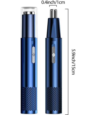 Shakven Nose Hair Remover Rechargeable Nose Hair Trimmer - Eyebrow Trimmer For Men 2 In 1 Men's Nose Hair Trimmer For Foot Beard Face Hand And Ear Hair Blue Nose Hair Device + Razor - Buy Online on GoSupps.com