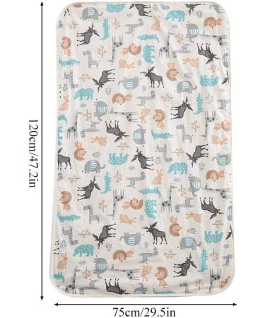 Urine Pad 75 * 120cm 3-Layer Cotton Waterproof Baby Mat for Baby Carriage or Bed - #3 - Buy Online on GoSupps.com