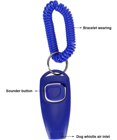 Dog Clicker and Whistle 2 in 1 Pet Training Whistle High Frequency Training and Behaviour Aid for All Breeds and Ages Puppy Friendly Great for House Toilet Recall and Training - Buy Online on GoSupps.com