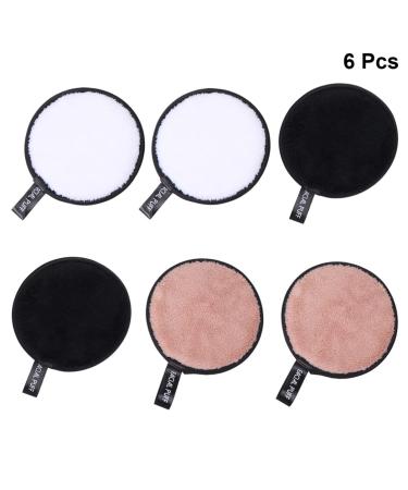 Artibetter Organic Cotton Rounds Reusable Makeup Remover Pads (6pcs) | Eco-Friendly Flat Cotton Pads for Cleansing Face Eye Shadow Lipstick & Foundation - Buy Online on GoSupps.com