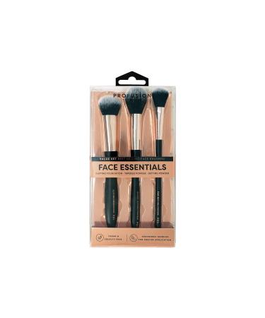 Profusion Cosmetics Artistry Face Essentials - 3-Pc Artistry Face Brush Set for Flawless Makeup Application - Buy Online on GoSupps.com