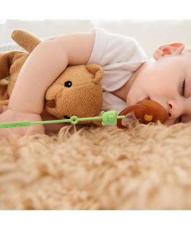 Buy Rosa & Green Silicone Toy Belt - Adjustable Pacifier Clip & Stroller Chain for Baby | Durable Odorless & Lightweight Toy Holders - Buy Online on GoSupps.com