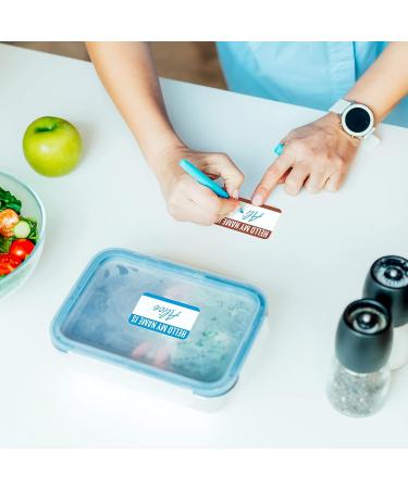 OIIKI Reusable Baby Bottle Labels for Daycare - 144pcs Waterproof Animal Name Tag Stickers | Write On Self Adhesive Labels for School & Classroom - Buy Online on GoSupps.com