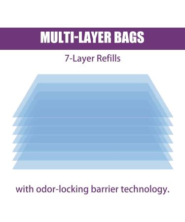 Cat Litter Refills Bag Litter Refills Bag Compatible with Your Standard and Plus Genie Litter Disposal Refill Cartridge Generic Litter Refills Bag Original Refill Cartridge is Not Included (8 Pack) - Buy Online on GoSupps.com
