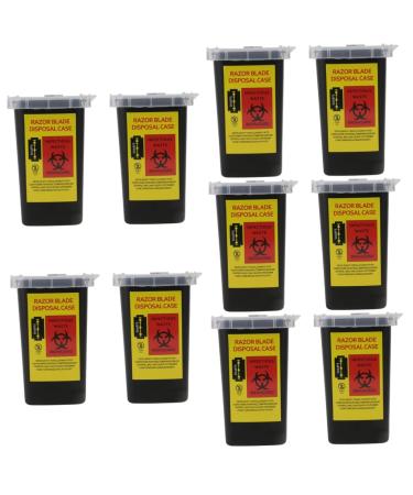 FRCOLOR 10 STK Klingen Storage Box container for rapid Safe broken blade-recycling container blade dispenser safe broken milling milling shell plastic The needle