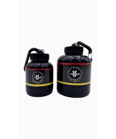 ShopUP! Motivational Eat Sleep Train Repeat set 30 en 60 gram Whey in poeder fitnessstudio fitness