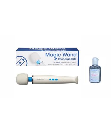 Magic Wand Rechargeable with Green Cosmos Hand Sanitizer 2oz