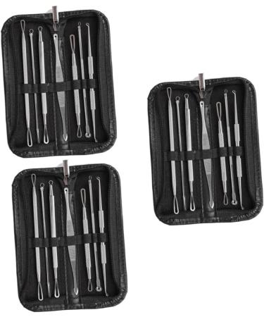 FOMIYES 21 Pcs Tools Blackhead Removal Tool Extractor 7 Piece Set Stainless Steel 1 count (Pack of 1) - Buy Online on GoSupps.com