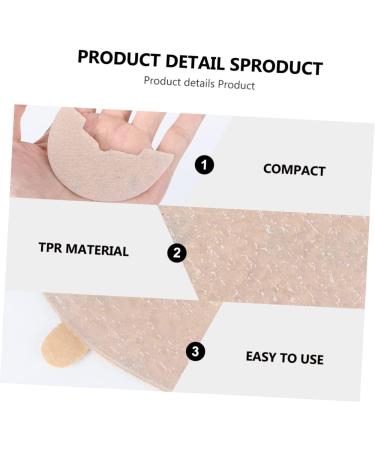 FOMIYES Self-Adhesive Sole Pad Protectors - Wear-Resistant Shoe Stickers & Anti-Slip Heel Grips for Fitness | 7.4*3.3cm - Buy Online on GoSupps.com