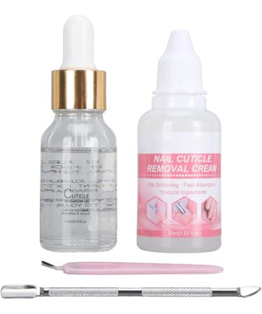 Nail Cuticle Remover Kit Nourish Promote Nail Growth Cuticle Remover Kit for Travel Use (LS152-3) - Buy Online on GoSupps.com
