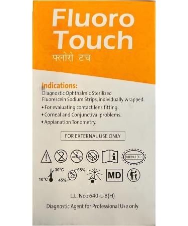 Ophthalmic Fluoro Touch Strips - 100 Packs | KASHSURG International Shipping Available - Buy Online on GoSupps.com