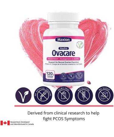 Maxion 2 Pack Ovacare for Natural PCOS Relief Supplement for Women With Myo-Inositol to Help Restore Normal Ovarian Function Inositol Powder Support for PCOS Fertility & Menstrual Health for Women 120g Powder - Buy Online on GoSupps.com