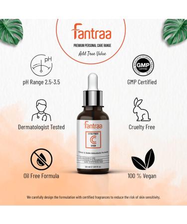 Buy 20% Vitamin C Face Serum - 30ml | Anti-Aging Serum for Men & Women | Best International Shipping - Buy Online on GoSupps.com