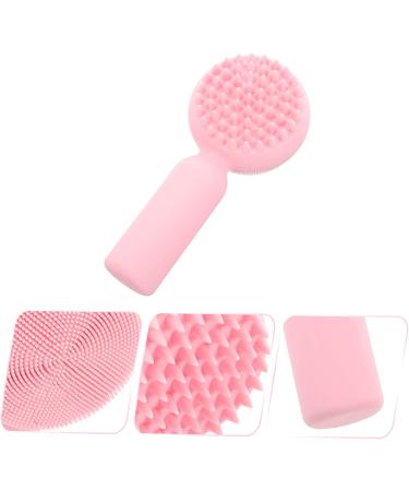 Didiseaon Silicone Face Brush Silicone Handheld Face Brush Exfoliating Face Scrubber Facial Scrub Brush Silicone Scrubber Silicone Face Scrub Face Scrubbers Pores Silica Gel 3d 11x5cm Pink - Buy Online on GoSupps.com