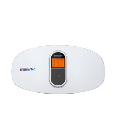 Farmamed abdominal and lumbar massage device lumbar belt belly belt 4 massage modes 16 intensity levels 4 heating levels timer up to 30 minutes