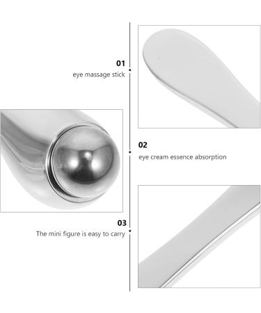 SHERCHPRY Appareil de Massage Yeux Anti- ge Argent B tonnet de Massage Contour des Yeux pour et Poches Soins du Visage Doux et Portable pour Types de Peau - Buy Online on GoSupps.com