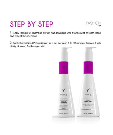 Fashion UP Home Care System for Extremely Dry Hair | Extreme Shine, Color Safe | Oil Grape Seed & Murumur | Set of 2 - Buy Online on GoSupps.com