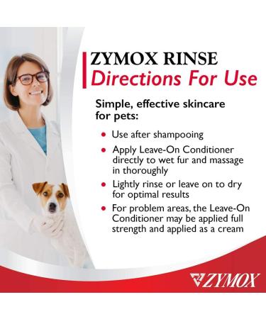 Zymox Leave On Conditioner for Pets 12 fl oz - Hydrating Pet Care Solution - Buy Online on GoSupps.com