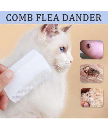 6 Pieces Double-Sided Fine-Toothed Lice Comb - Durable Head Louse Ridge Comb for Cats & Dogs - Effective Lice Removal - Buy Online on GoSupps.com