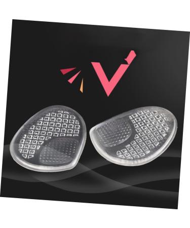 FOMIYES Bridal Shoe Pads - 2pcs Silicone Gel Inserts for Women | Non-Slip Cushion for Heels & Dress Shoes - Buy Online on GoSupps.com