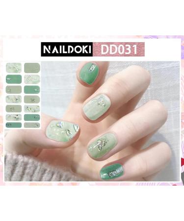 NAILDOKI Nail Foil Art Sticker: Self-Adhesive Manicure Decoration - 6 Sheets (B1-19) - Buy Online on GoSupps.com