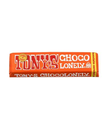 Tony's Chocolonely Tonys Chocolonely Pack of 35 milk chocolates with caramel and sea salt 47g