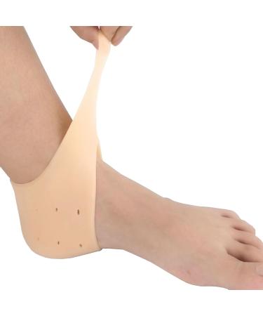 Silicone Heel Protectors for Cracked Heels - 8 Pack | Cushioned Inserts for Plantar Fasciitis Achilles Tendonitis & Blister Prevention | Moisturizing Callus Relief - Buy Online on GoSupps.com