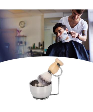 Ankroyu 3-in-1 Razor Brush Set | Stainless Steel Beard Soap Peel & Manual Razor Tool for Men - Buy Online on GoSupps.com