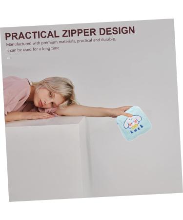 Healifty 5pcs Sanitary Napkin Storage Bag Diaper Makeup Travel Organizer Mini Wet Pouch Blue Period Zipper - Set of 5 | 13X13CM - Buy Online on GoSupps.com