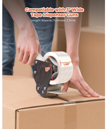 MUNBYN Packing Tape Heavy Duty Shipping Tape with Total 360 Yards 2.7mil 1.88" *60 Yard(Per Rolls) Great for Shipping Packing Moving Mailing Office Storage Clear Tape Refill for Dispenser 6 Rolls 1.88 INCH WIDE - Buy Online on GoSupps.com