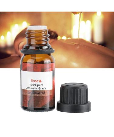 10 ml Rose Aromatherapy Essential Oil - Stress Relief Body Care & Massage Oil for Relaxation - Buy Online on GoSupps.com