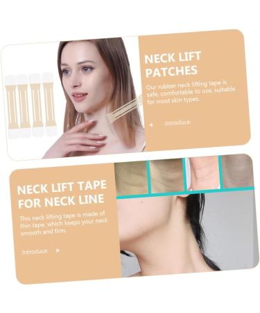 VINTORKY 4pcs Neck Lift Stickers Makeup Neck Tape Neck Tightening Tapes Patch Swan Neck Rubber 20.5x4cm As Shown - Buy Online on GoSupps.com