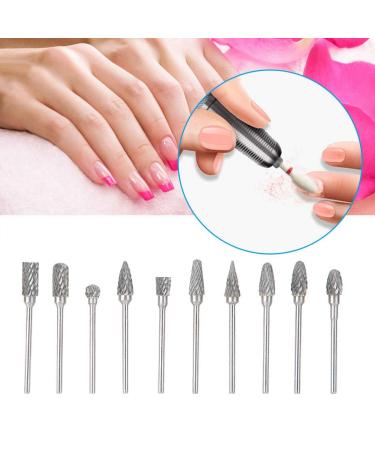 Premium Tungsten Steel Grinder Set - Nail Polishing Heads for Salon & Home Manicure - Buy Online on GoSupps.com