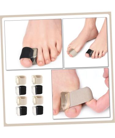 4 Pairs Toe Separator Straightener - Overlapping Bunion Relief & Yoga Thumb Protector - Elastic Splint for Men & Women - Assorted Colors - Buy Online on GoSupps.com