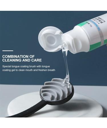 Healeved Tongue Cleaning Brush - Bad Breath Scraper & Oral Health Device for Adults & Kids - Portable TPR Tongue Brushes for Effective Mouth Care - Buy Online on GoSupps.com