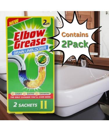 Elbow Grease Drian Unblocker 2 Sachets (PACK OF 2 BOX) - Buy Online on GoSupps.com