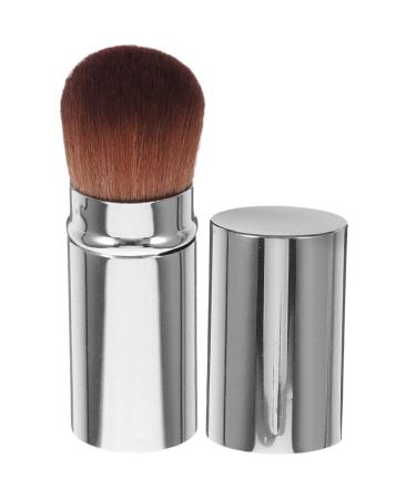 Bare Minerals Retractable Makeup with Cover Retractable Brush Makeup Cosmetic Telescopic Foundation Brush Blush Brush Metal Retractable Brush Kabuki Brush