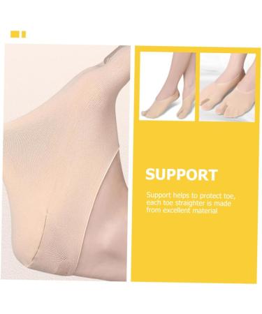 Hemoton 1 Pair Separator Boat Socks - Men's Invisible Socks for Valgus Big Toe Correction - Portable Stretcher Orthotics Bandage Stockings - 17.8x8cm - Buy Online on GoSupps.com