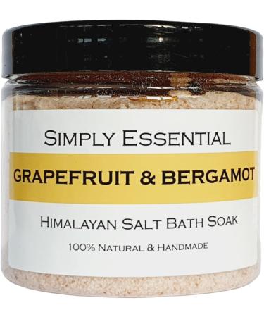 Simply Essential Grapefruit & Bergmot Himalayan Bath Salts Soak 225g - Buy Online on GoSupps.com