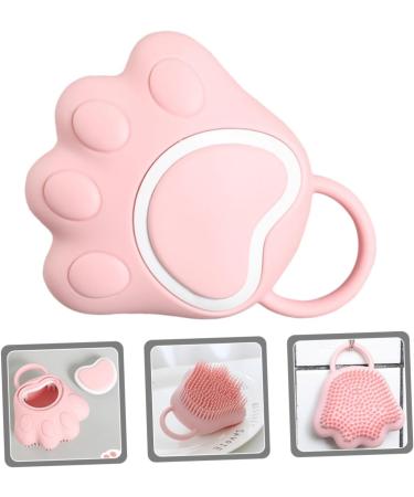 Tovinanna 3-in-1 Shampoo Brush & Scalp Massager - Silicone Hair Comb for Babies & Kids - Pink Pebbles Shower Grooming Tool - Buy Online on GoSupps.com