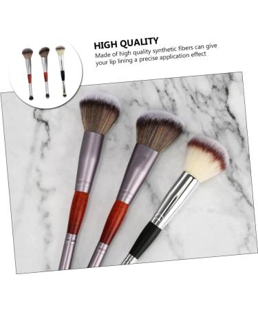 PLAFOPE 3pcs Double-ended Makeup Brush Cosmetic Supplies Cosmetic Brush Blush Brush Artificial Fiber - Buy Online on GoSupps.com