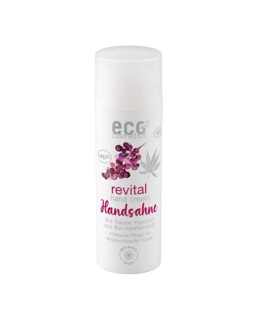 Eco Cosmetics eco cosmetics Revital Vegan Hand Cream with Q10 and Hyaluronic Acid and Organic Vomitselle 50 ml