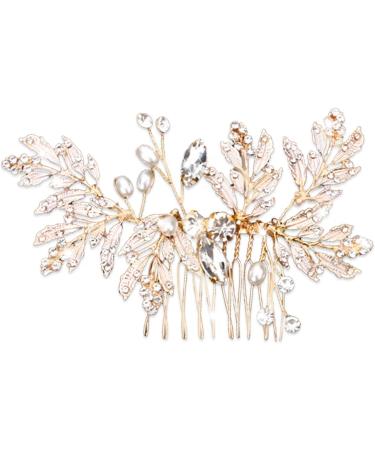 Bridal Bride Wedding Hair Comb Silver Crystal Headpiece Rhinestone Hair Accessories for Women and Girls Bride Bridesmaid - Buy Online on GoSupps.com