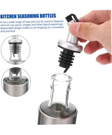 ABOOFAN 1 Set Glass Oiler Terrariums Glass Oil Pot Leak- Proof Ceiling Curtain Track Vinegar Cruet Dispenser Bottle Syrup Oil Dispenser Oilcan Leakproof Glass Vegetable Oil - Buy Online on GoSupps.com