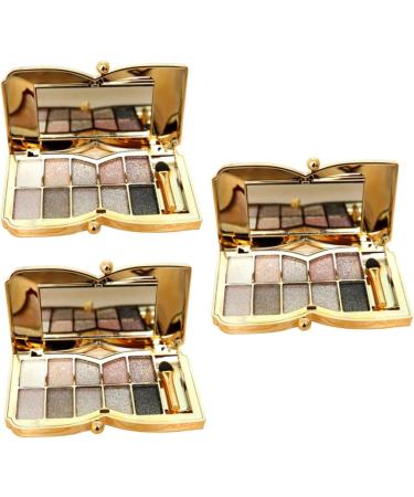 Beavorty 3pcs Glitter Eyeshadow Shadow # Colors With Brush Mirror Eye Flash & Colorful Makeup 1 count (Pack of 1) As Shownx3pcs - Buy Online on GoSupps.com