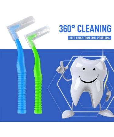 Chironal 20PCS/Set L Shape Brushing Your Teeth Wire Brush - 0.6mm-1.5mm - Buy Online on GoSupps.com