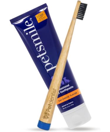 Petsmile Bamboo Toothpaste and Toothbrush Kit 4.23g - Buy Online on GoSupps.com