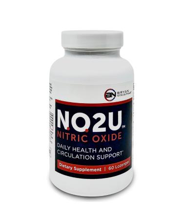 Bryan NITRICEUTICALS - Natural Nitric Oxide Supplements for Men & Women - Promotes Blood Circulation Oxygen & Nutrient Delivery Daily Wellness Support - No Gluten or Dairy - 60 Vegan Lozenges