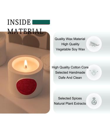David Essential Oil Gypsum Scented Candles Gift Box - 72H Aromatherapy Set for Home | Perfect for Birthdays Thanksgiving Christmas & Valentine's Day - Buy Online on GoSupps.com
