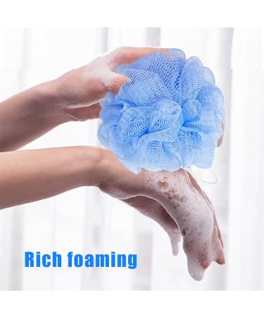 10 Pack Colorful Mesh Bath Sponges - Soft Exfoliating Scrubber for Kids, Women, Men - Body Wash Loofah Sponge Set - Buy Online on GoSupps.com